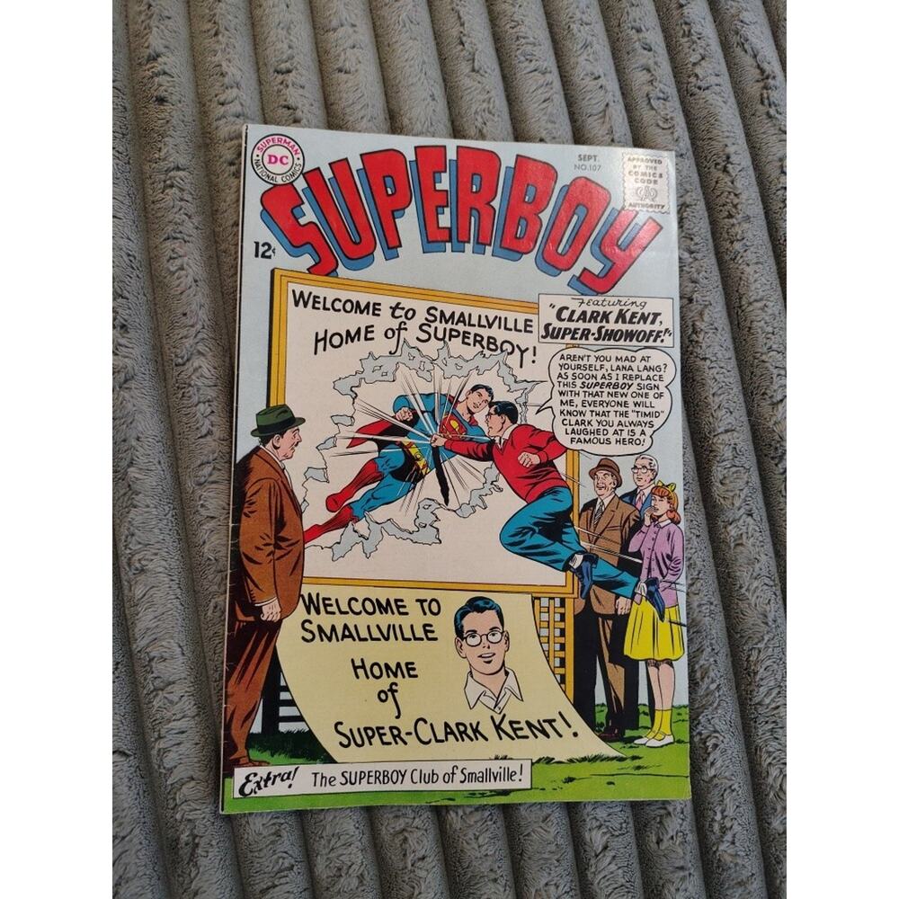 Superboy #107 - 1963 Curt Swan art, HIGH GRADE